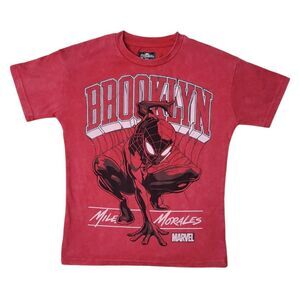 Character Kids Vintage Style Soft Crewneck Boys Tee - Spiderman